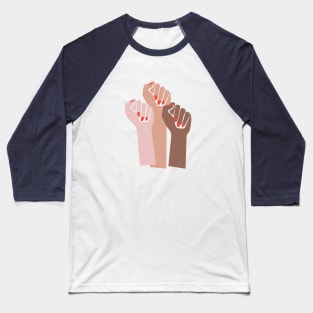 Feminist Fist | Womens Rights Baseball T-Shirt